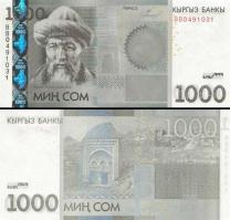 *1000 Som Kirgizsko 2010, P29a UNC - Kliknutím na obrázok zatvorte -